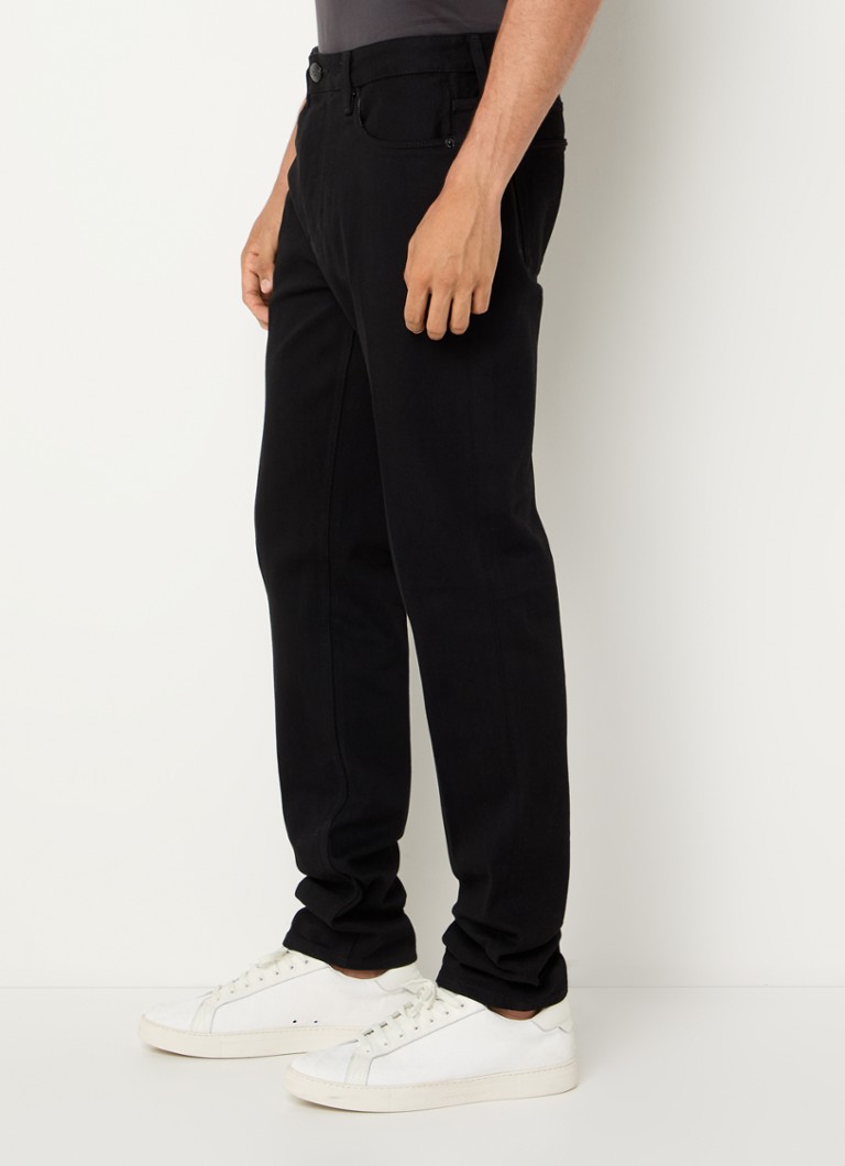 Pantaloni drepți Emporio Armani cu buzunare laterale