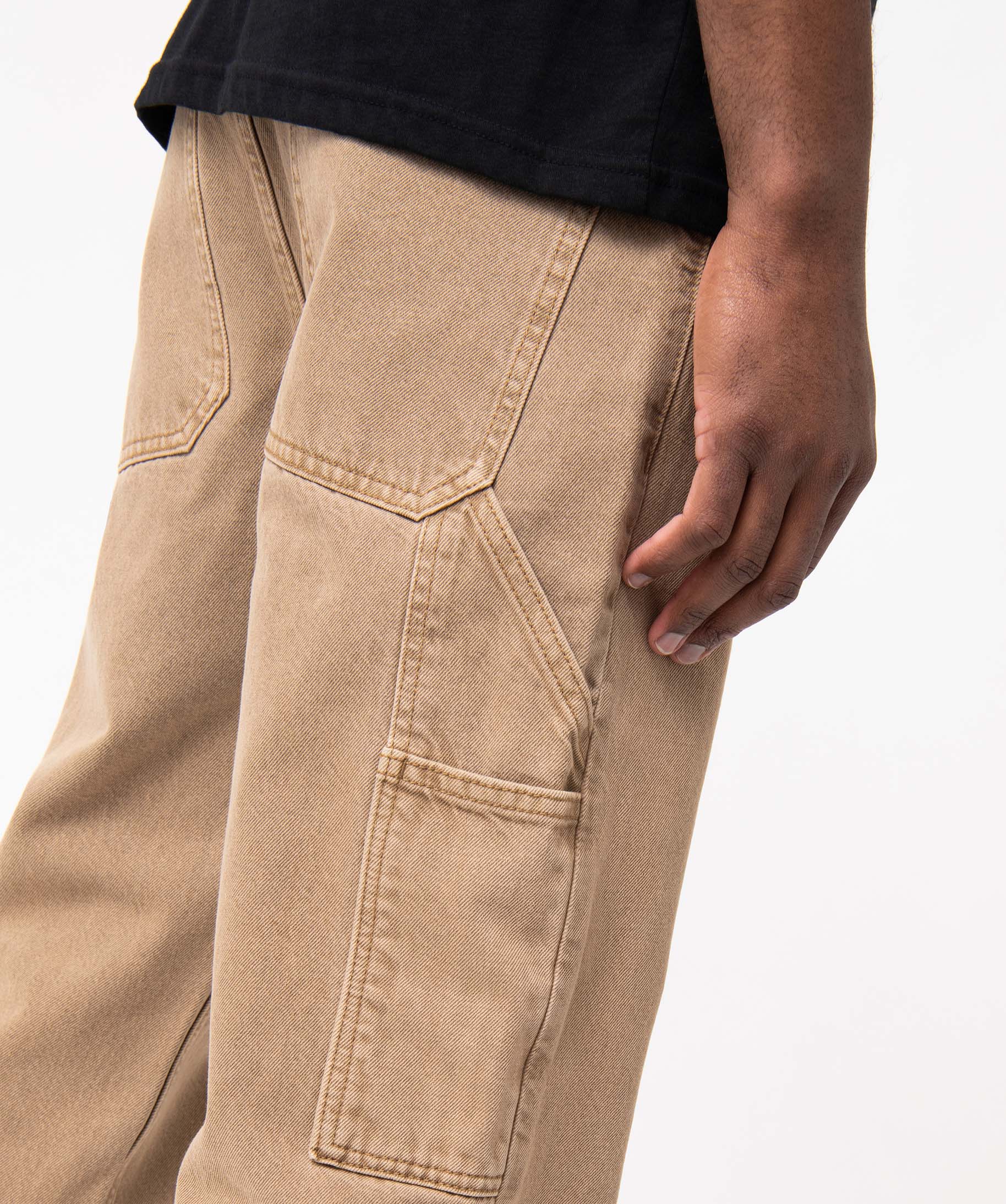 Jean Regular coloré teinture spéciale homme beige fonce | GEMO