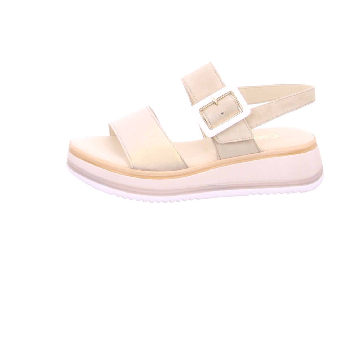 GABOR Plateau Sandalen beige Gabor Comfort Plateau Sandale 22.744.33