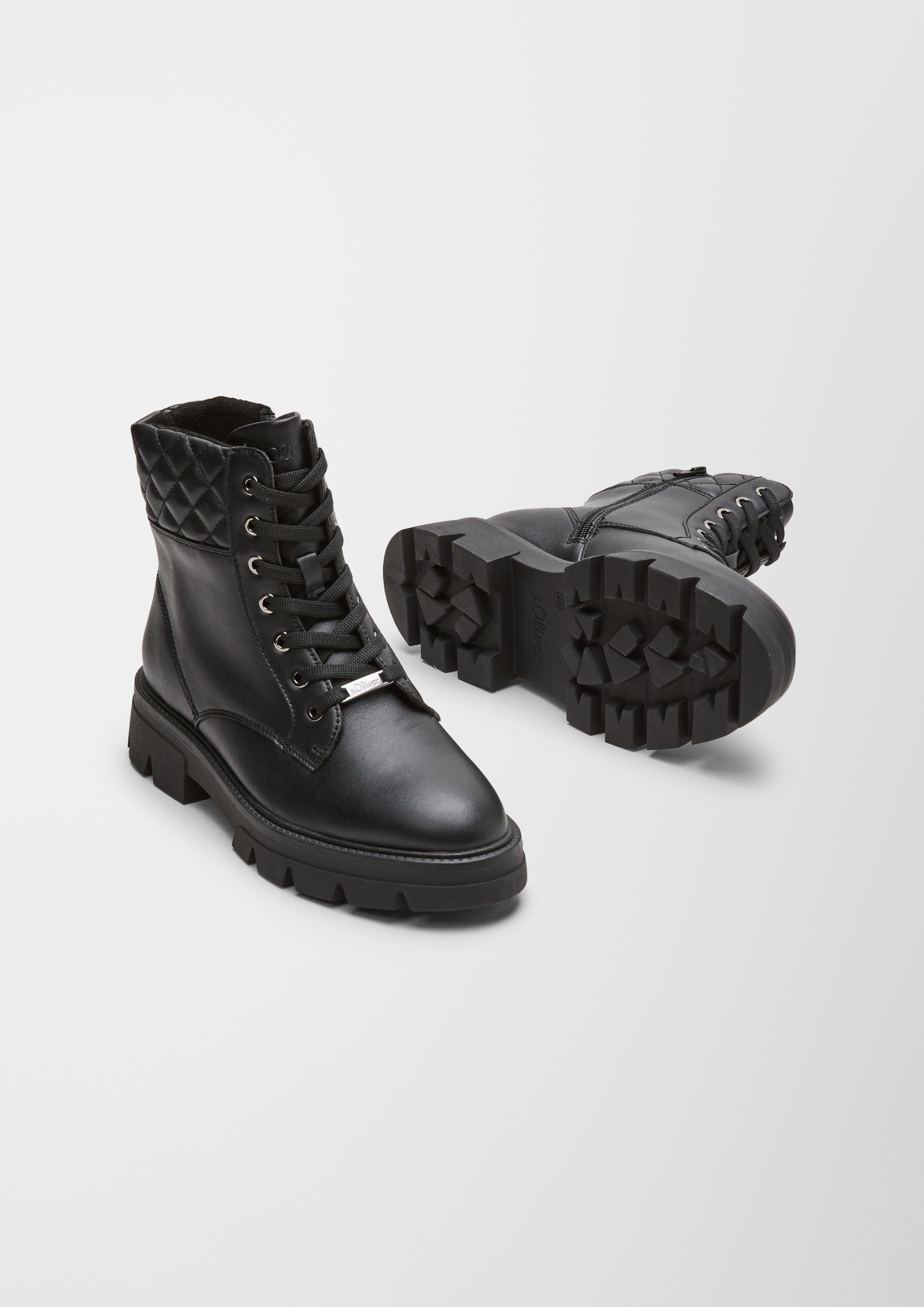 Stiefeletten mit Steppmuster  6006472-001