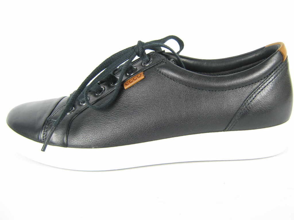 ECCO Freizeit Schnürer schwarz Soft 7 Ladies