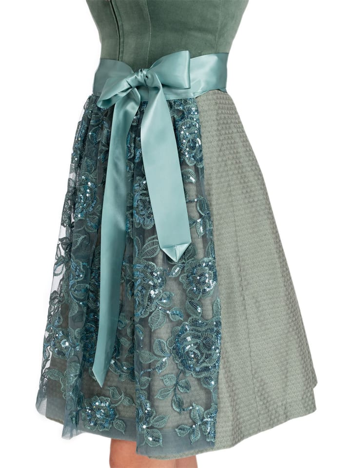 MarJo Mini Dirndl VEITSBRONN in grün günstig kaufen