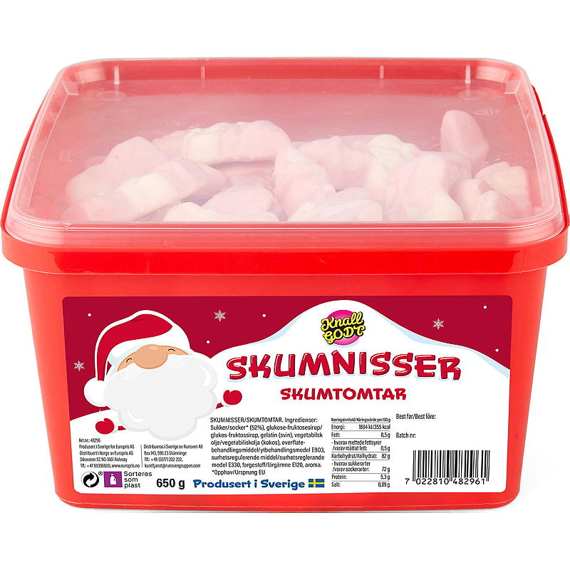 Skumnisser 650 g
