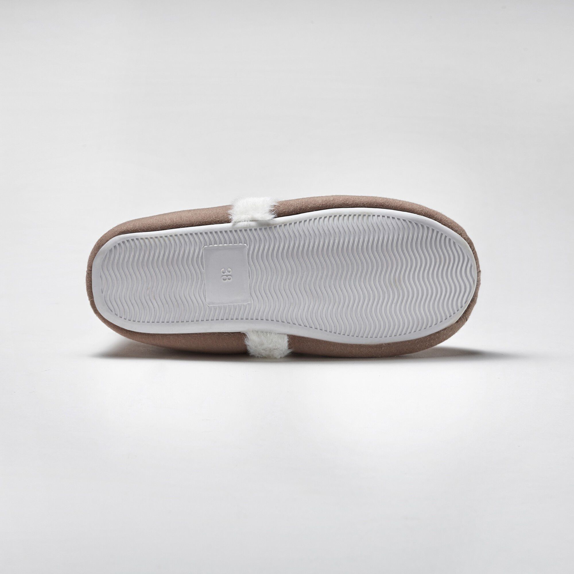 Chaussons doublés fausse fourrure