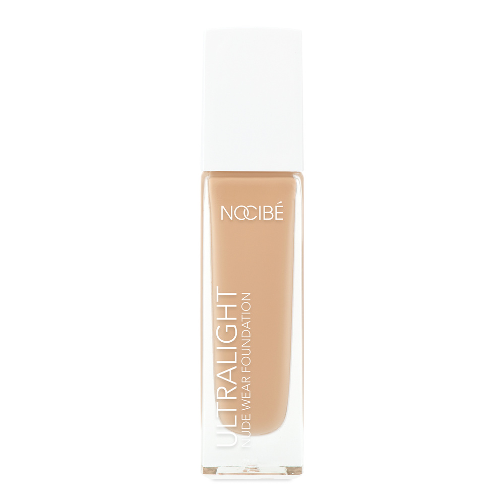 Nocibé Ultralight Nude Wear Foundation Fond de Teint Couvrance Moyenne & Fini Lumineux