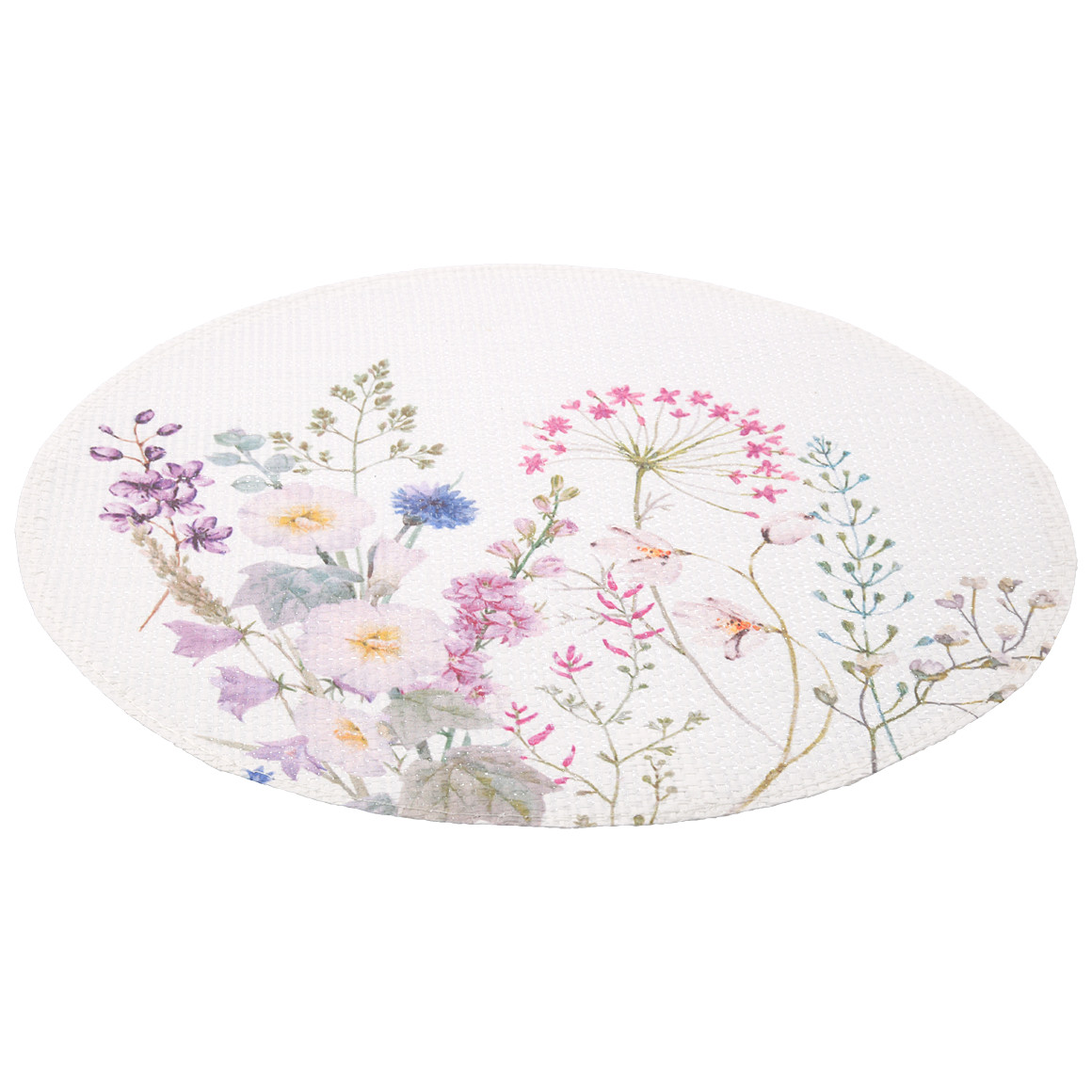 Platzset mit Blumen-Motiv