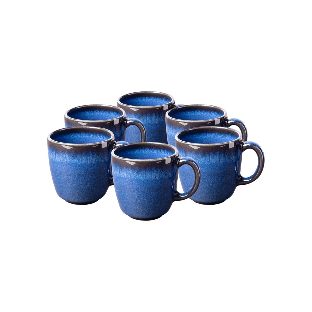 like. by Villeroy & Boch Tasse à café 6 pièces Lave bleu Tasse