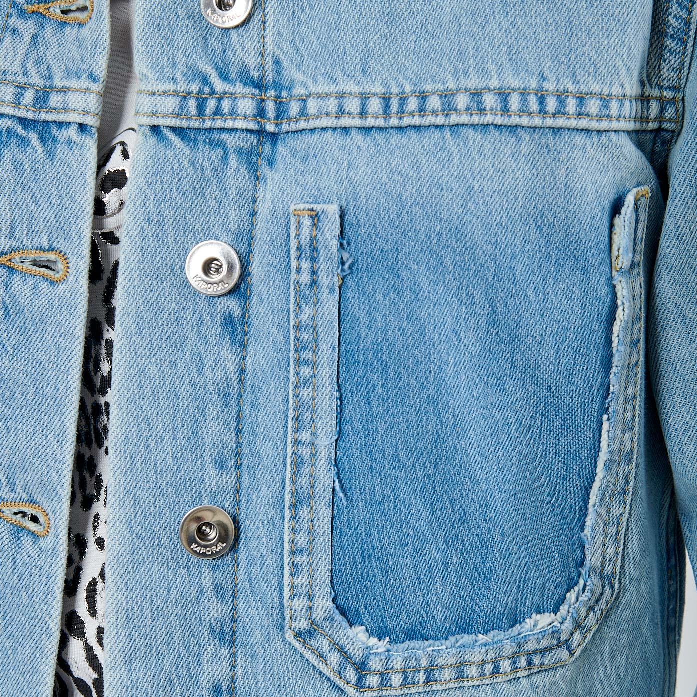 BABET  Veste en jean Femme en 100% coton