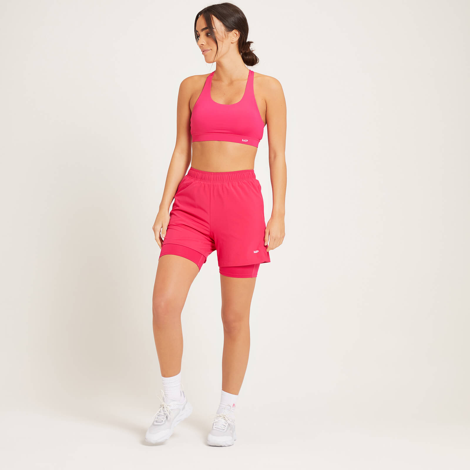 Short d’entraînement 2-en-1 MP pour femmes – Magenta