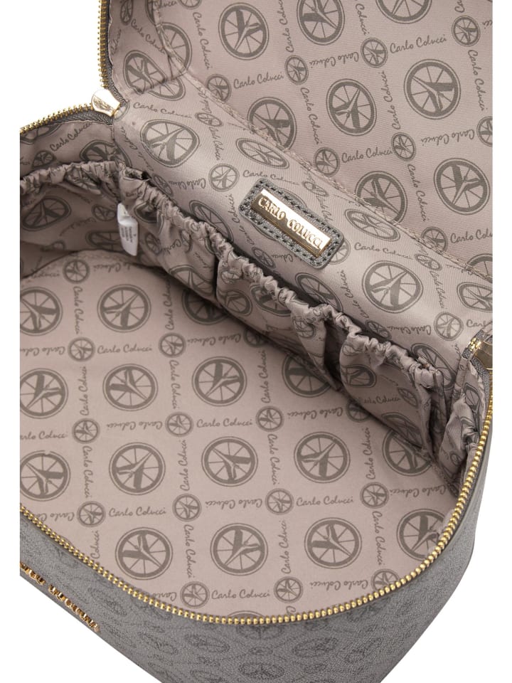 Carlo Colucci Kosmetiktasche Craighero in Grau günstig kaufen onesize