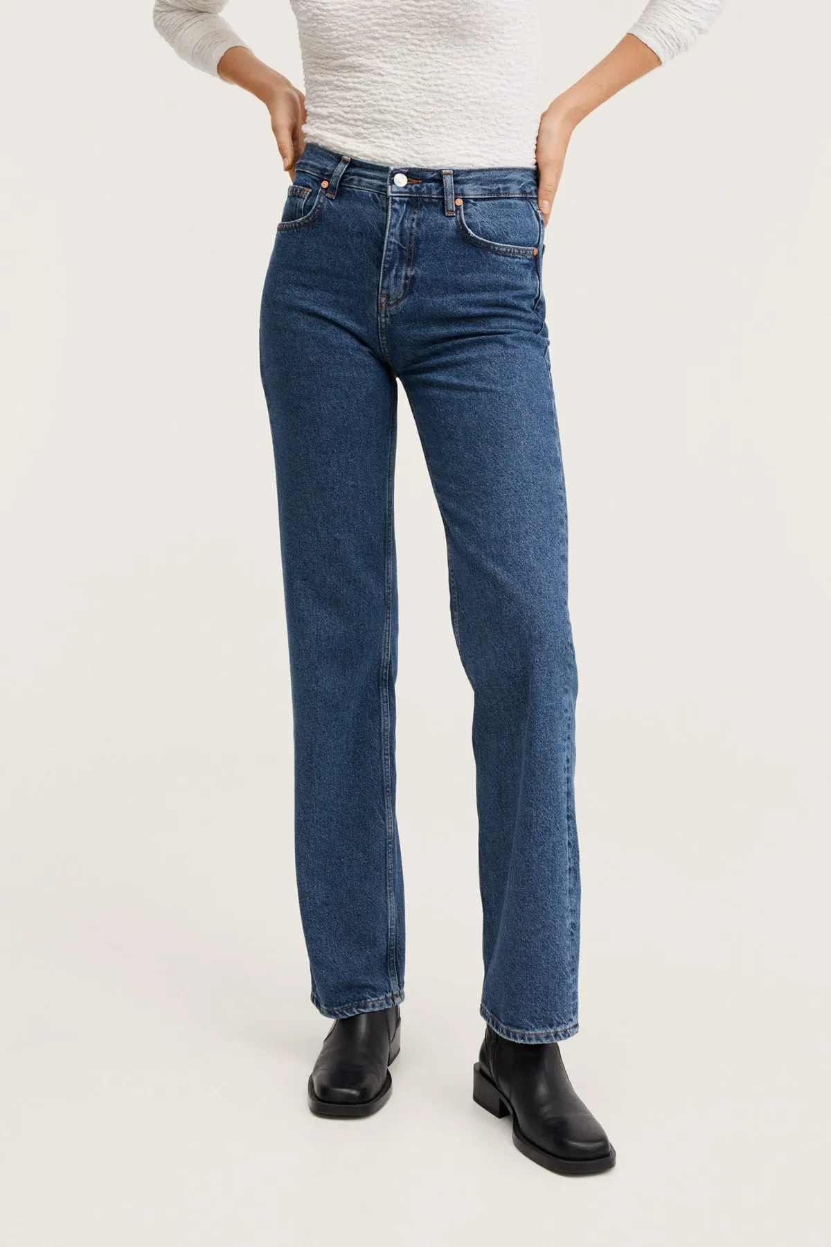 MANGO  Jeans - Blau - Straight