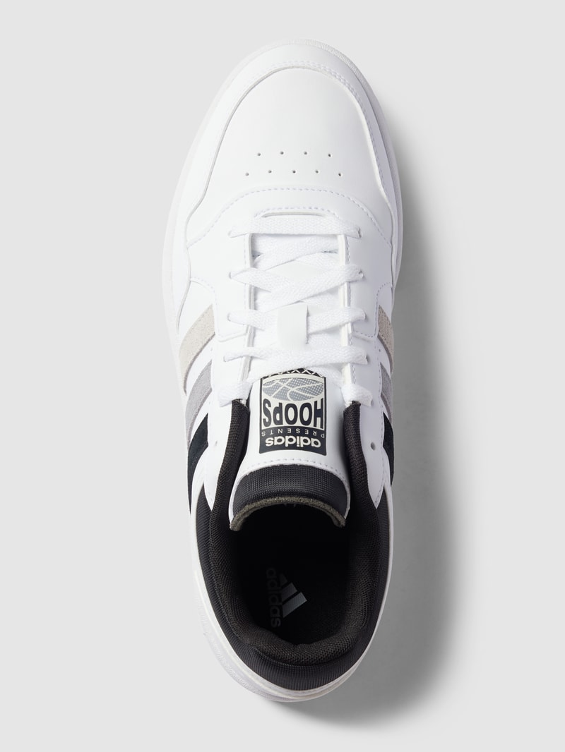 Sneaker mit Kontraststreifen in weiß