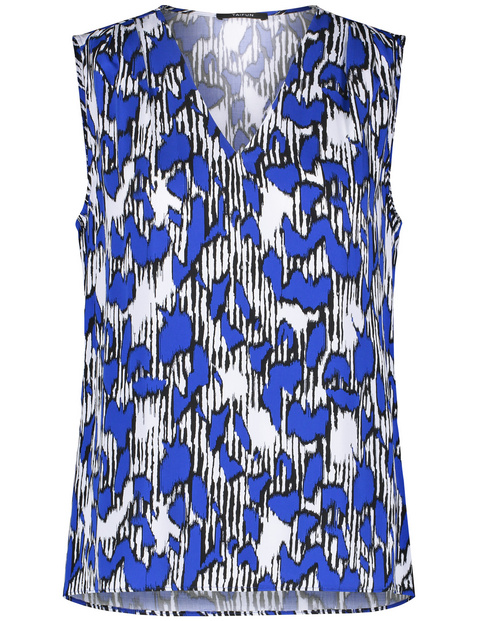 Blusentop mit Allover-Print