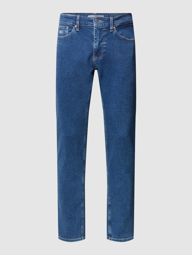 Jeans mit Label-Details Modell 'AUSTIN' in jeans