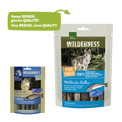 REAL NATURE Snacks REAL NATURE WILDERNESS Fish Snack 70g Glacier Bay, Glacier Bay (Wildlachs-Rollen)