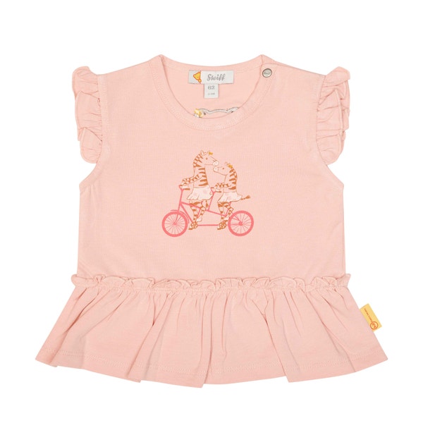 T-Shirt kurzarm, rosa für Mädchen