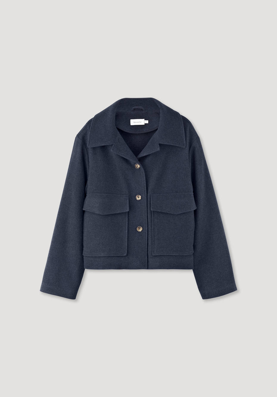 Jacke BetterRecycling aus reiner Schurwolle