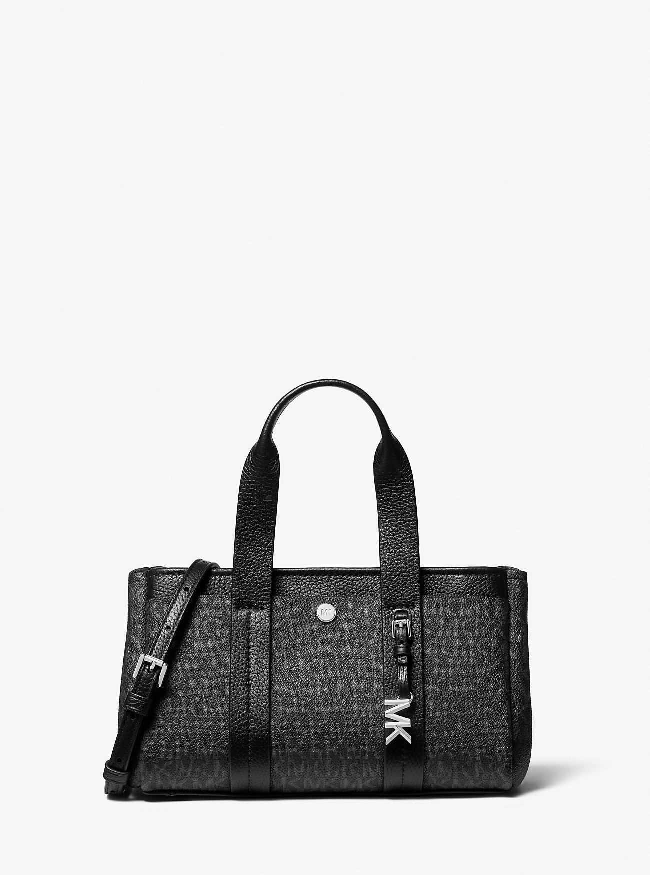 Romee ekstra liten crossbody-veske med signaturlogo – SVART