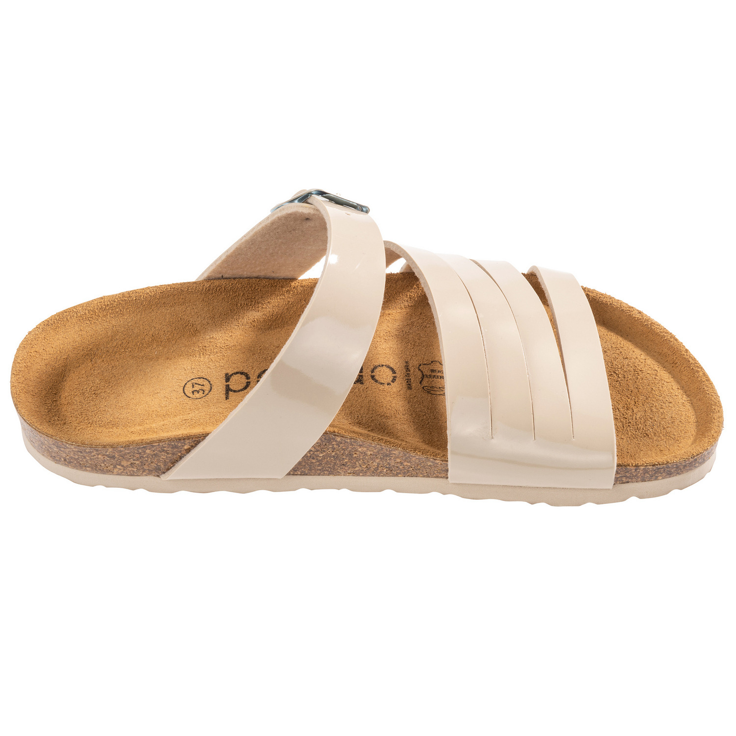 Palado Roma, Pantoletten, Damen, Lack Beige