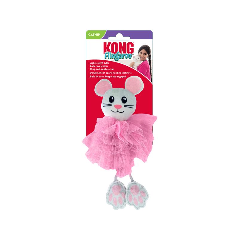 KONG Flingaroo Katzenspielzeug Tutu Assorted