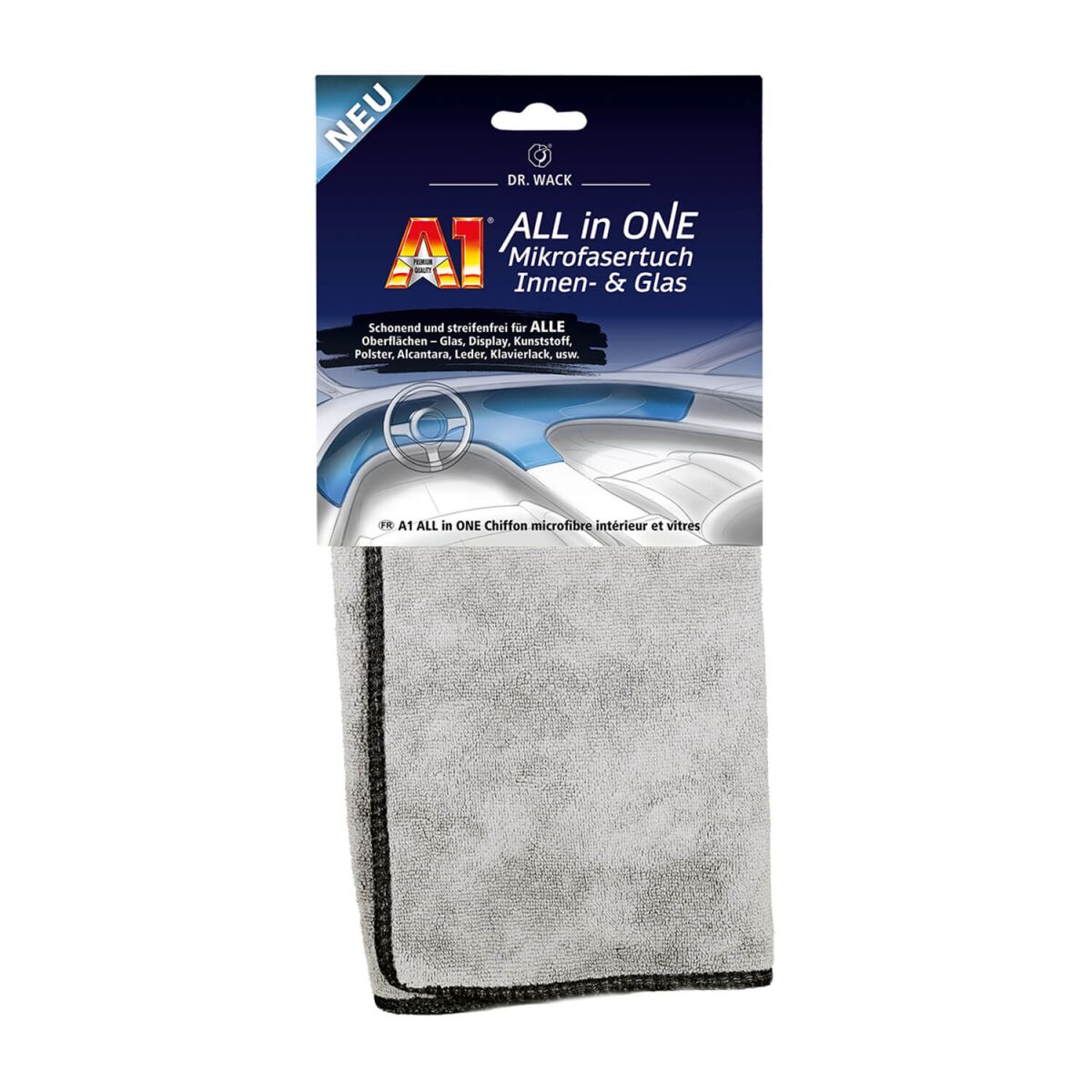 Dr. Wack A1 All in One Mikrofasertuch Innen & Glas