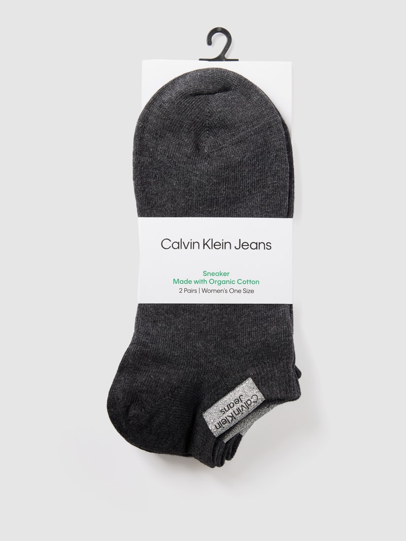 Sneakersocken mit Bio-Baumwoll-Anteil in dunkelgrau