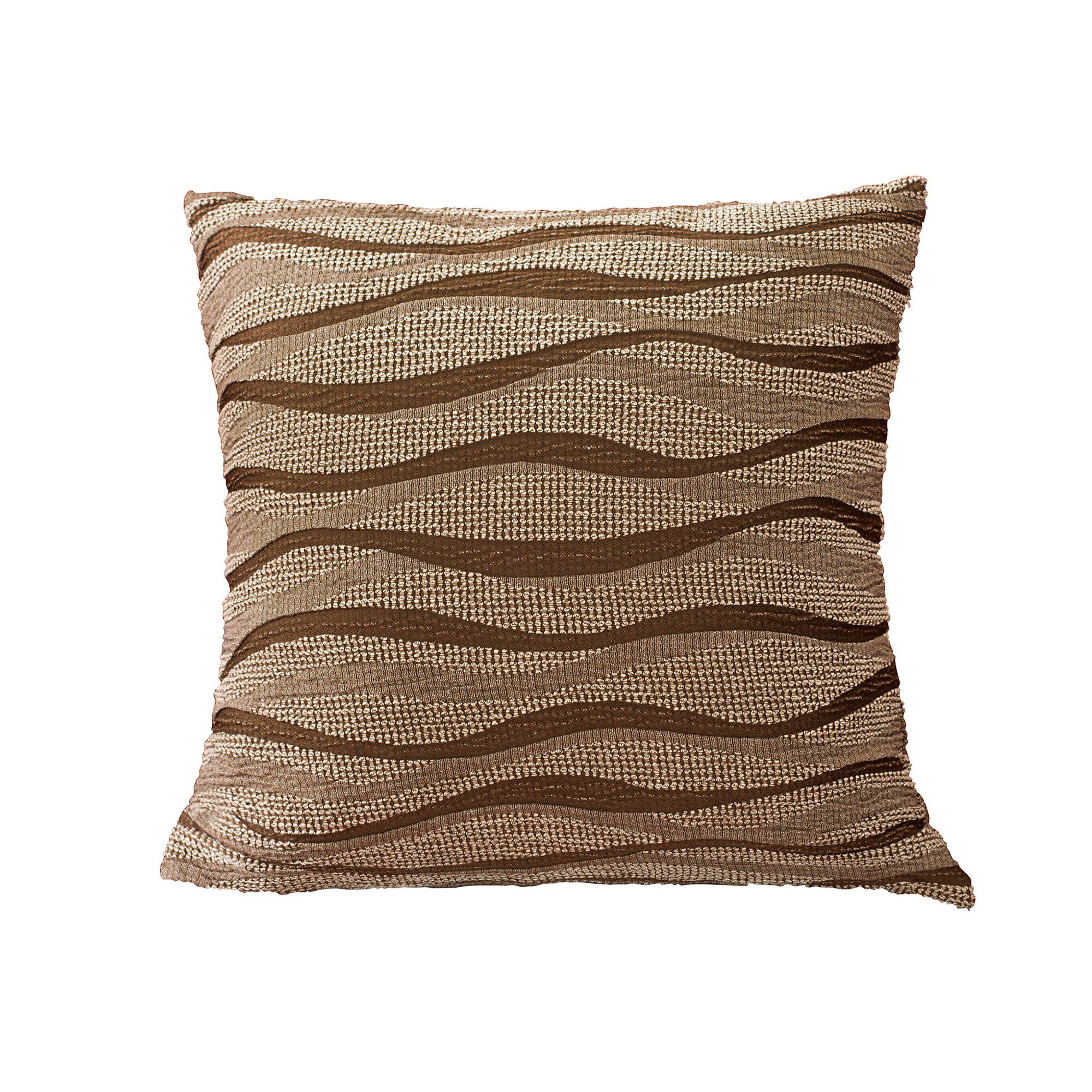 Housse coussin jacquard imprimé