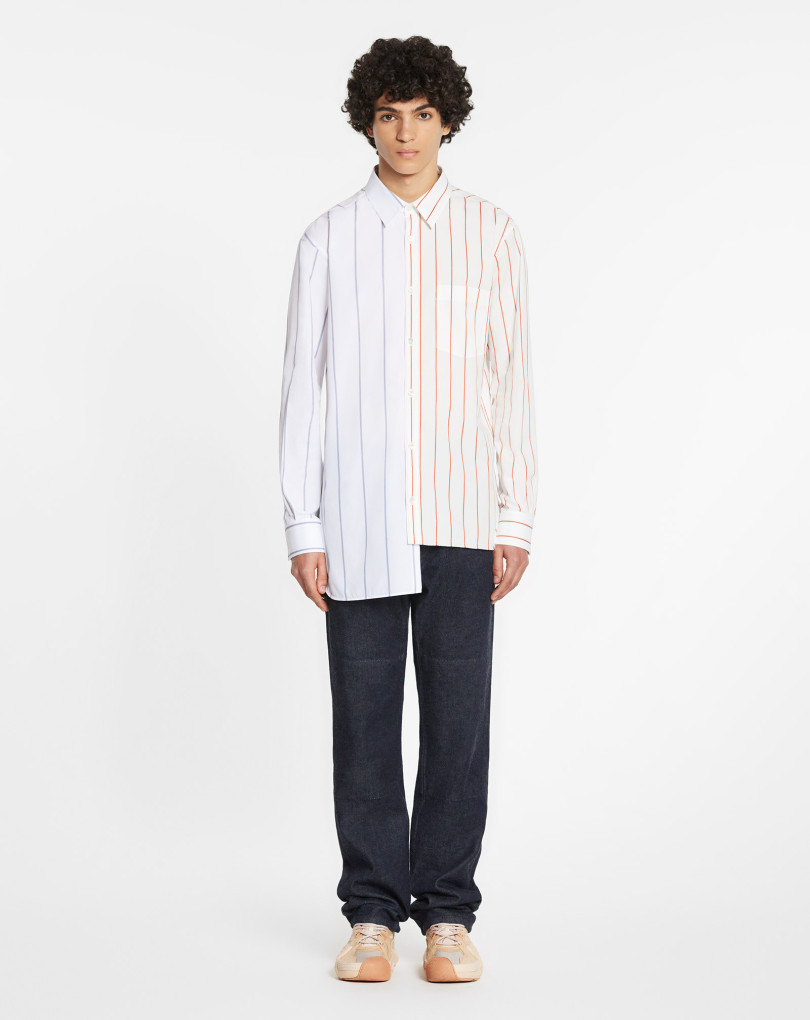 CHEMISE BI GOUT A RAYURES