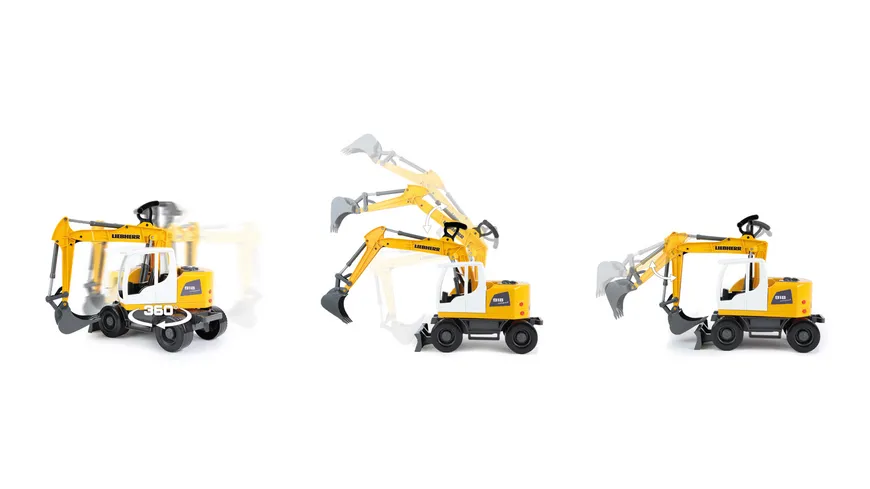 Lena - Fahrzeuge - Worxx Bagger Modell Liebherr A918 Litronic, Schauk.