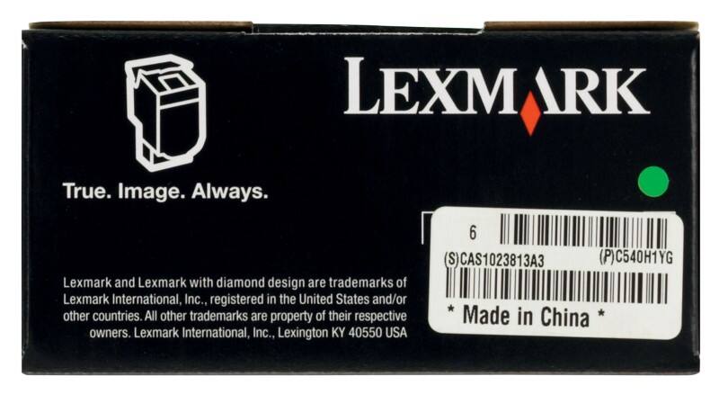 Lexmark Original Tonerkartusche C540H1YG Gelb