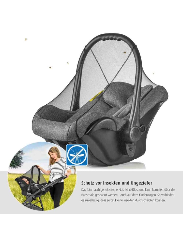 Reer BiteSafe Insektenschutz für Babyschale in Schwarz ab 0 Monate günstig kaufen onesize