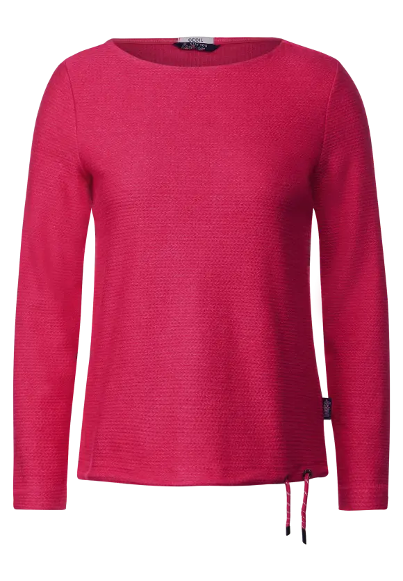 CECIL Struktur Langarmshirt