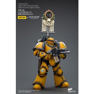 Warhammer The Horus Heresy Actionfigur: Imperial Fists - Legion MkIII Tactical Squad Legionary with Legion Vexilla