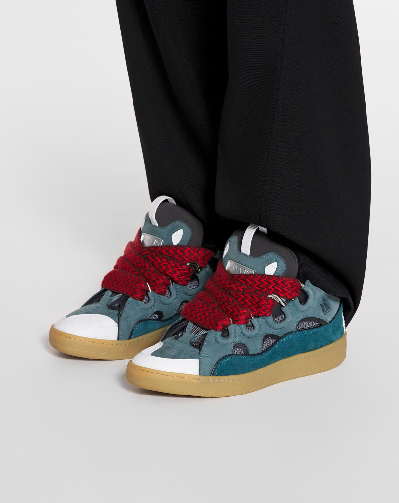 SNEAKERS CURB EN CUIR