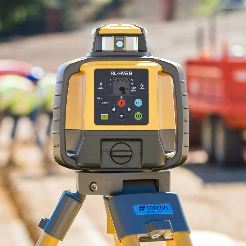 Topcon 1051612-23Set RL-HV2S + LS-80X Set – Multifunktionaler Baulaser mit doppelter Neigung