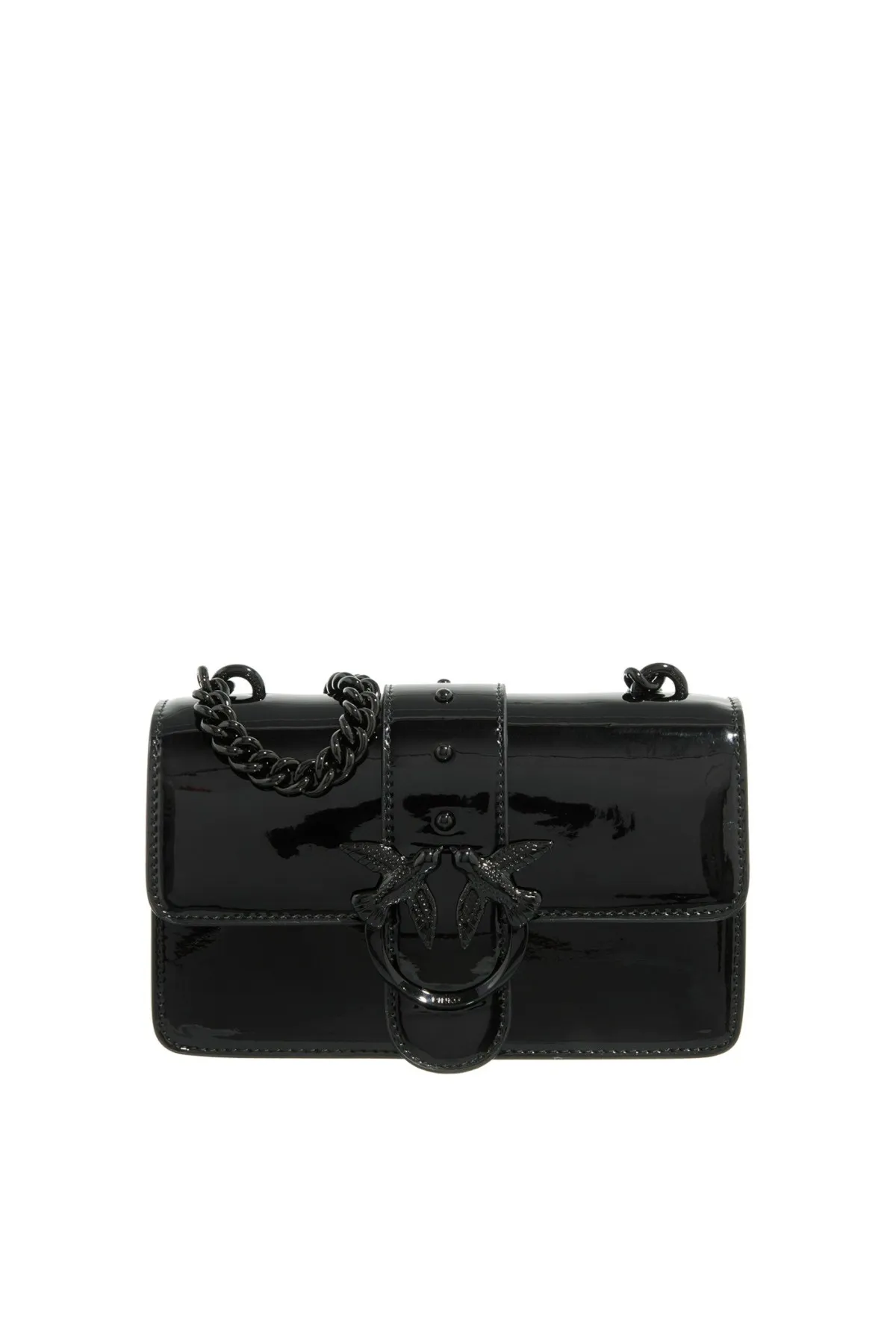 1'ASLAN  Pinko Love One Damen Umhängetasche Schwarz 100059-a1jd-z99b