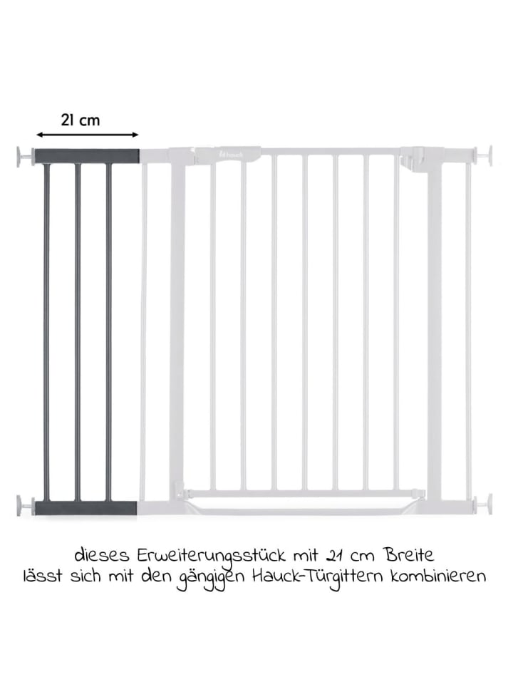 Hauck Türschutzgitter Verlängerung Safety Gate Extensions in grau günstig kaufen onesize