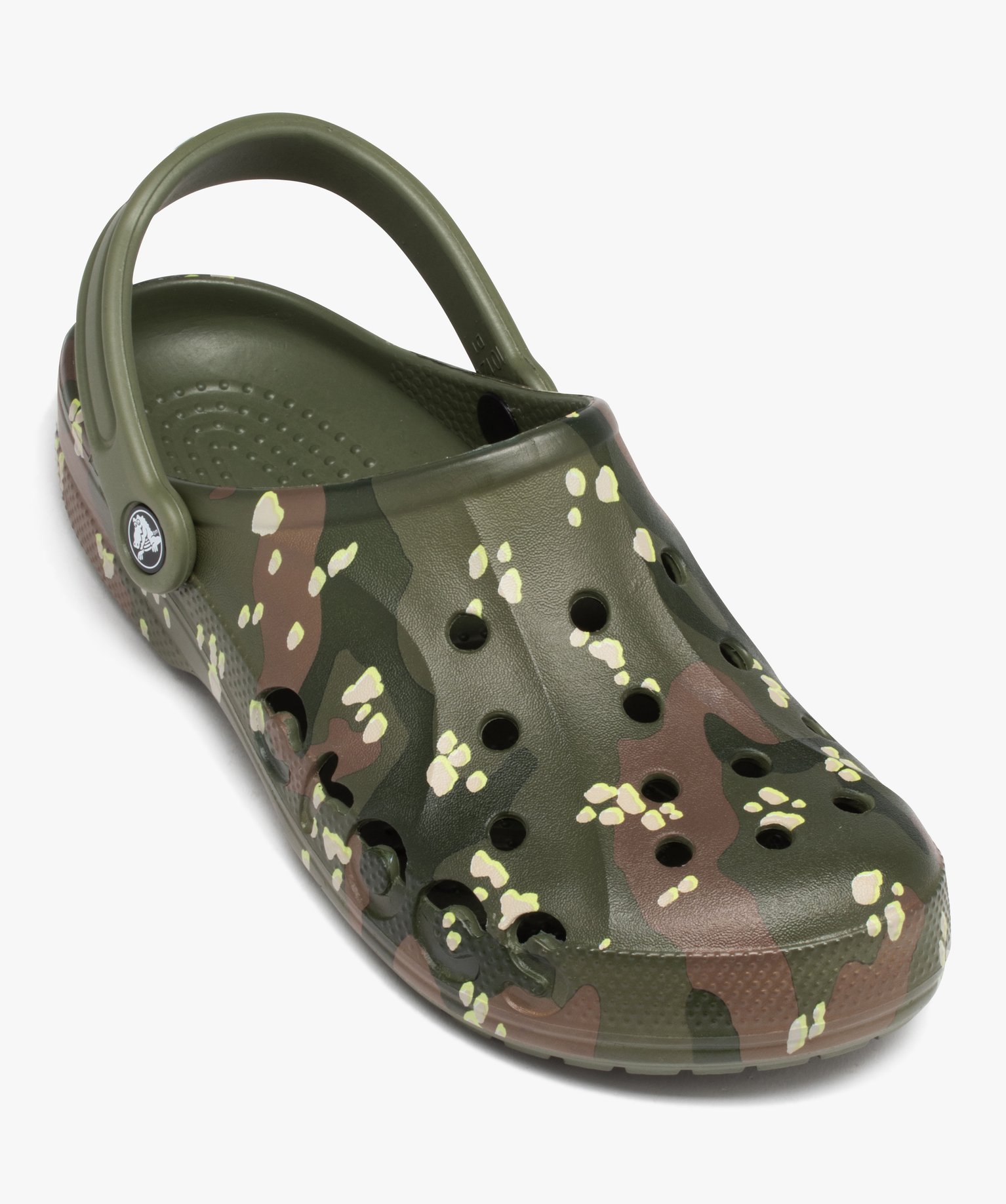 Sabots souples homme à imprimés - Crocs kaki | GEMO