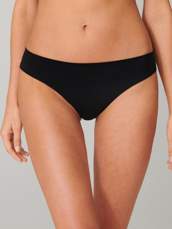 Schiesser Slip Invisible Lace in Schwarz günstig kaufen