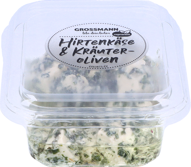 Grossmann Hirtenkäse & Kräuteroliven mediterrane Art