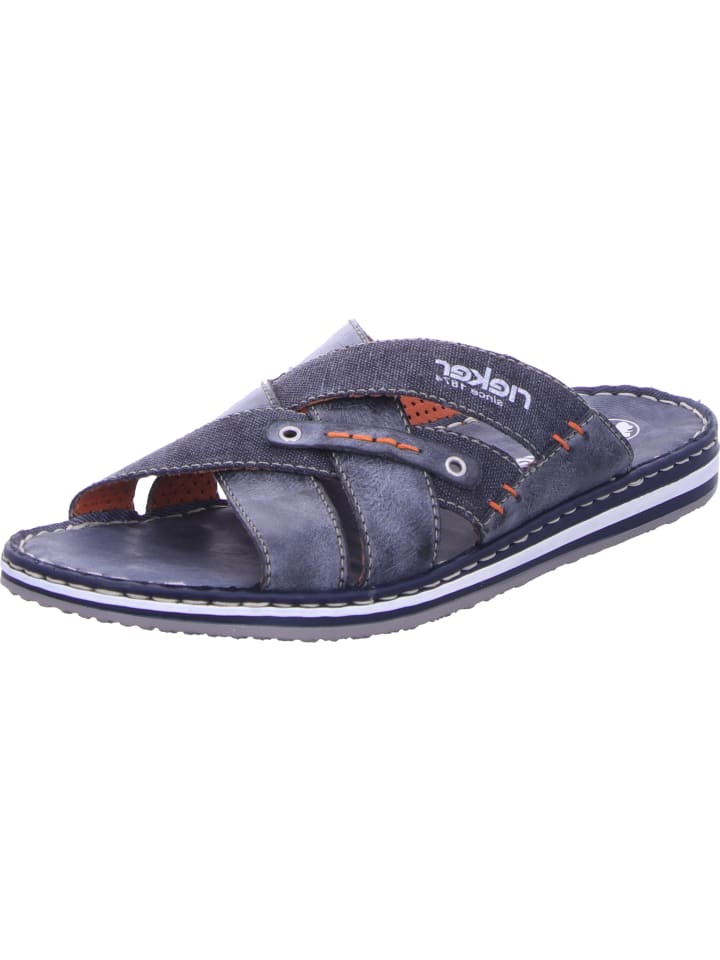 rieker Pantolette in blau günstig kaufen