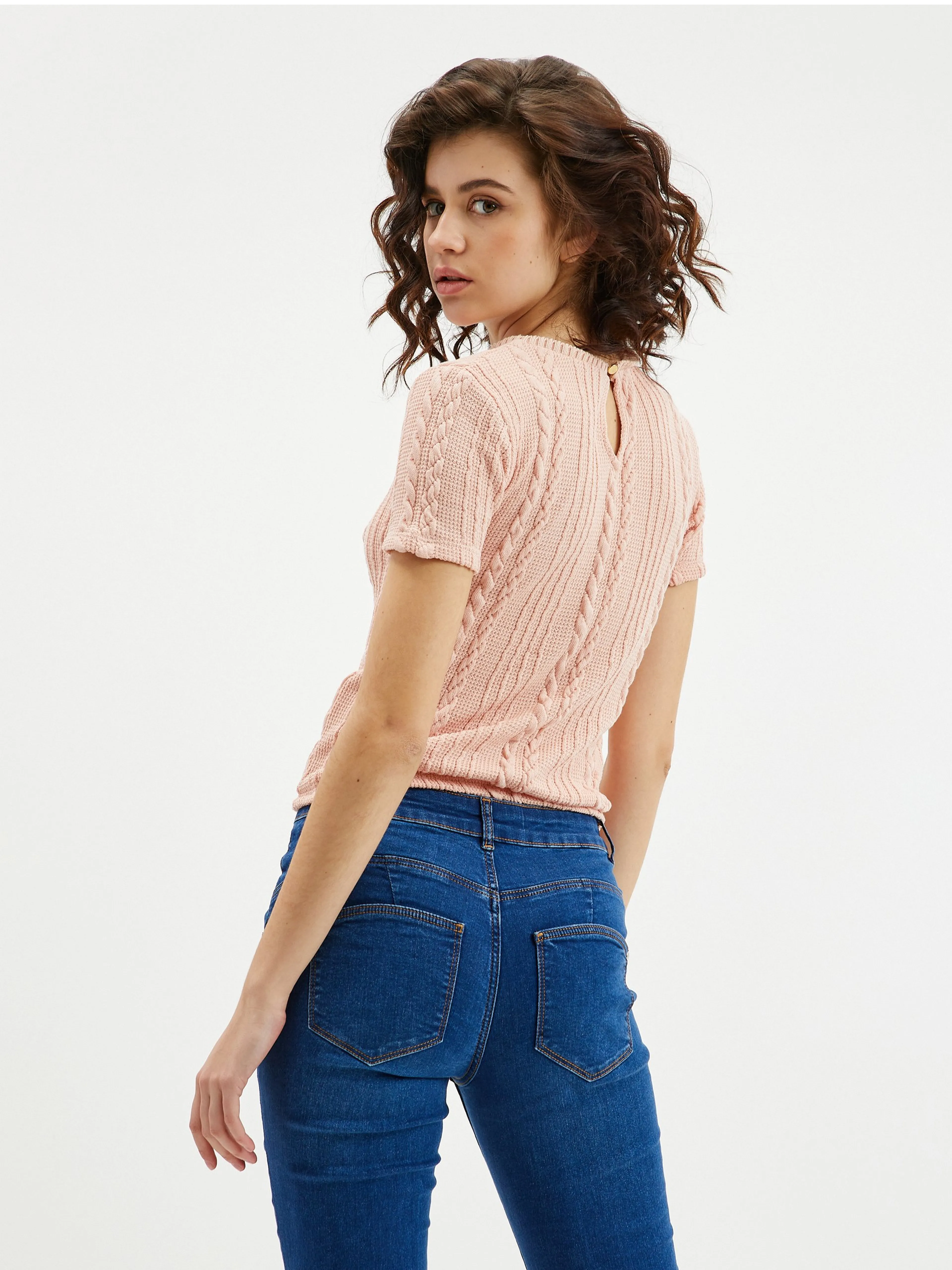 Hellrosa Bluse ORSAY