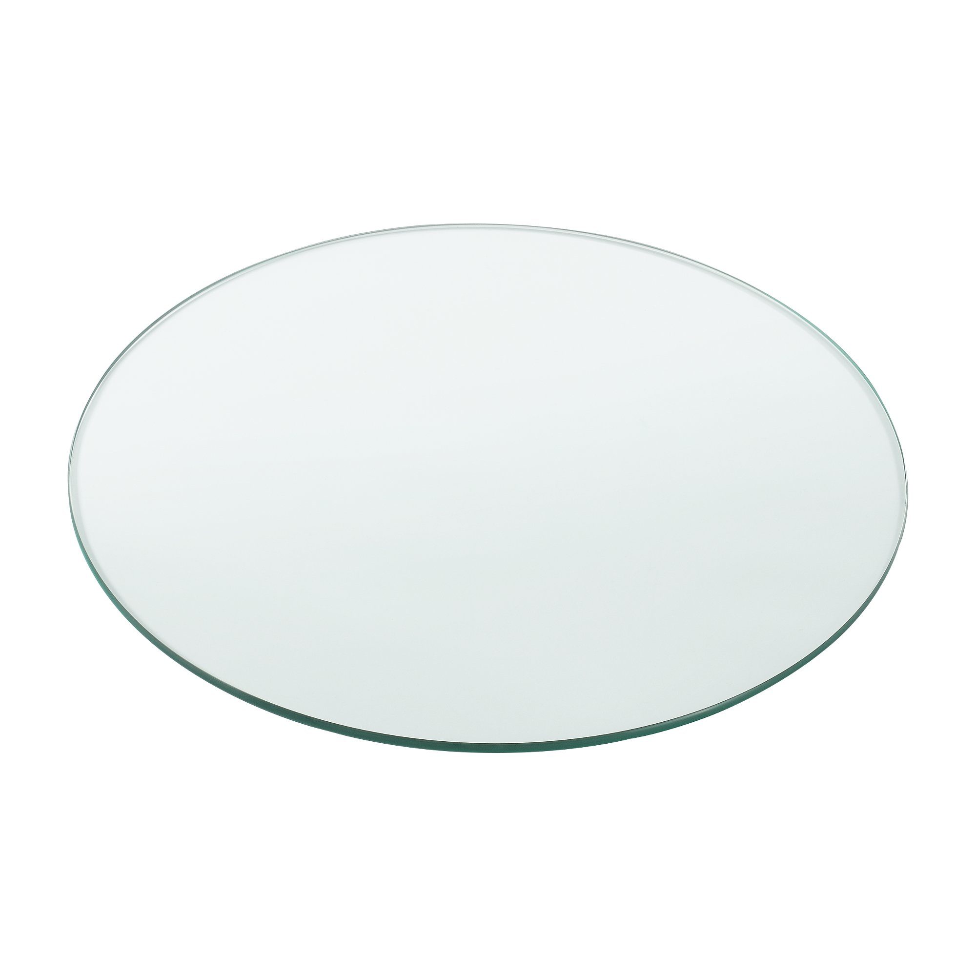 neu.haus Tischplatte, Glasgow Glasplatte ESG Sicherheitsglas 8mm Ø 30 cm Transparent