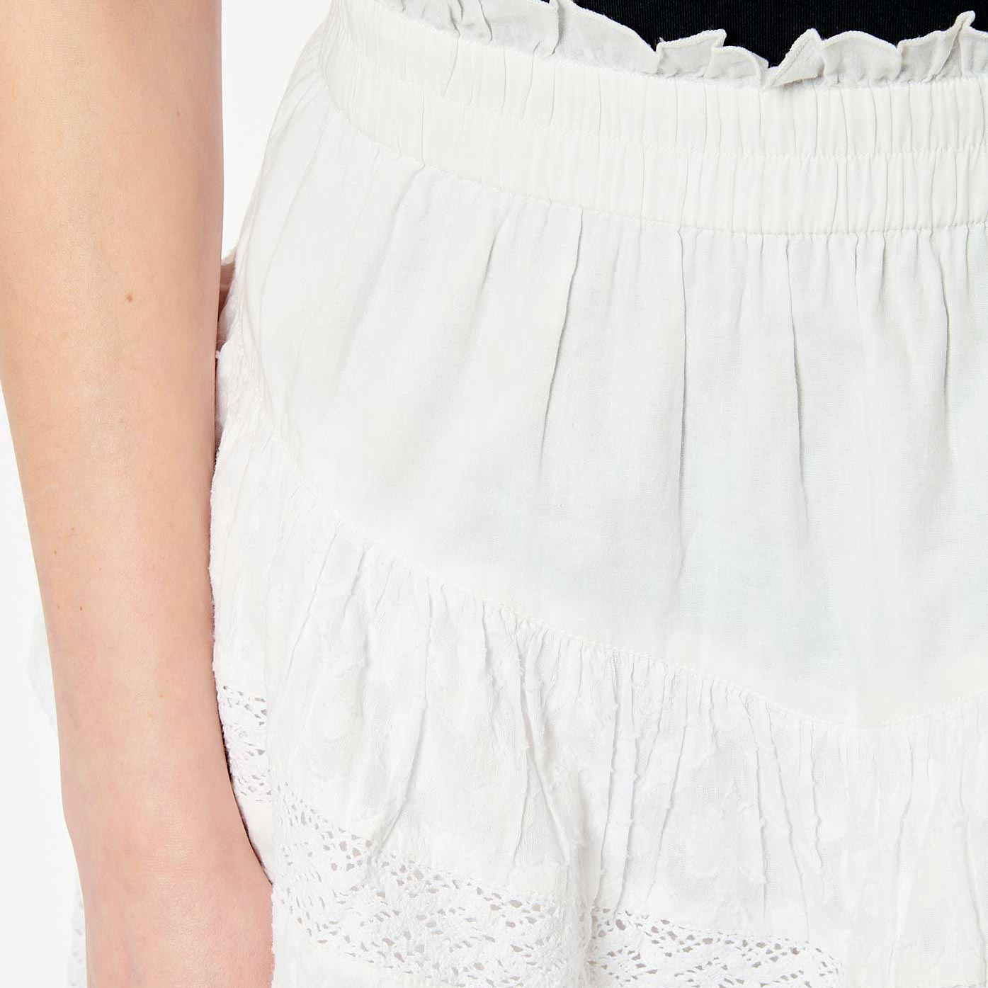 GUM    Jupe blanche fantaisie Femme