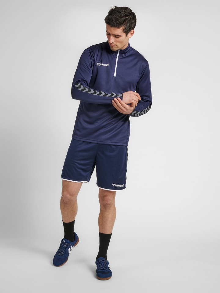 Hummel Hummel Halbreißverschluss Sweatshirt Hmlauthentic Herren in MARINE günstig kaufen