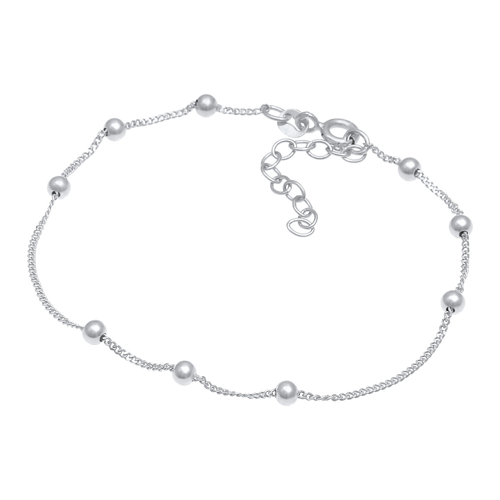 Elli Elli Bracelet Balles de trottoir pour dames Tendance de base ajustable en argent  Bracelet