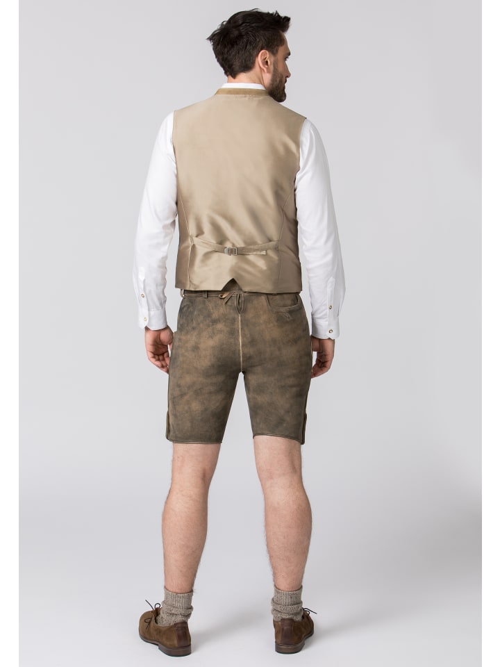 Stockerpoint Stockerpoint Trachtenlederhose Bastian in kiesel gespeckt günstig kaufen