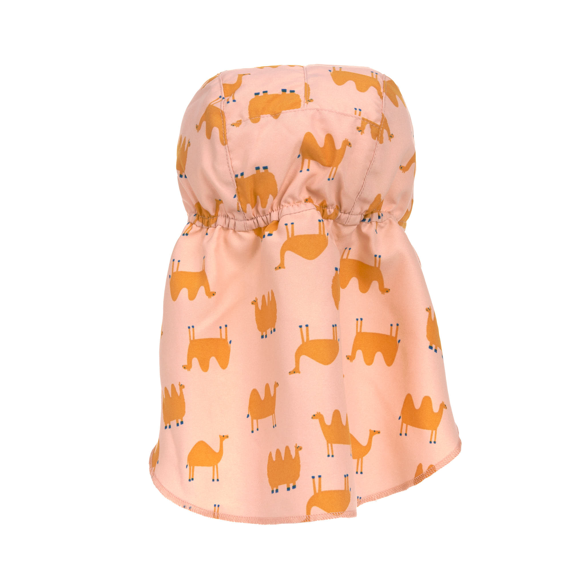 Sonnenhut Baby (UV Schutz & Nackenschutz) - Kamel, Pink