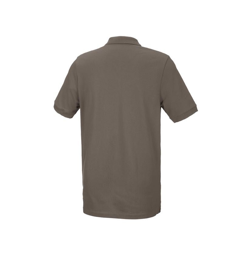 e.s. Piqué-Polo cotton stretch, long fit