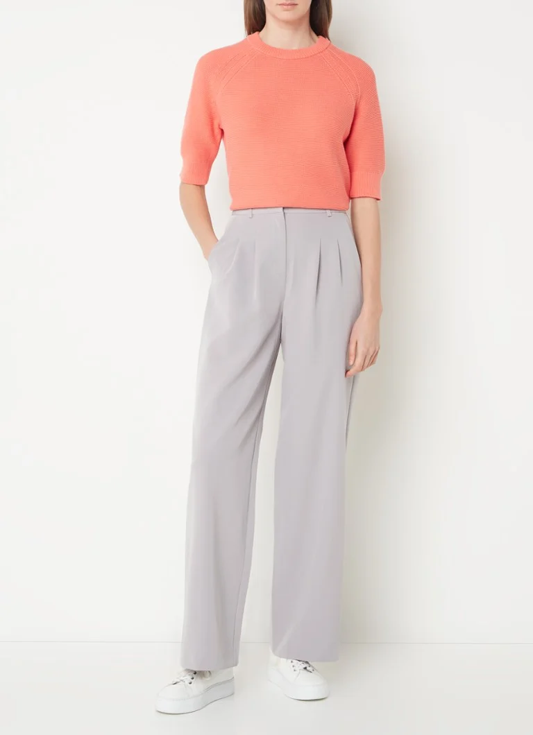 Pulover French Connection Lily Chunky Tricot cu material elastic